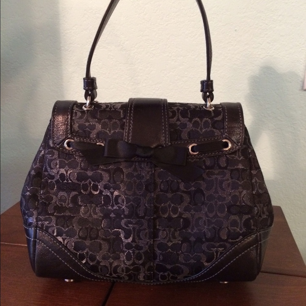 Coach Limited Edition Madison Evening Bag with Metallic Jacquard & Leather Trim - Picture 2 of 8